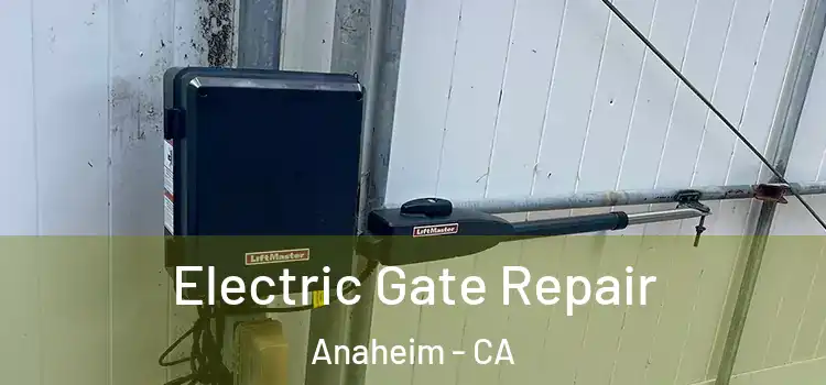 Electric Gate Repair Anaheim - CA